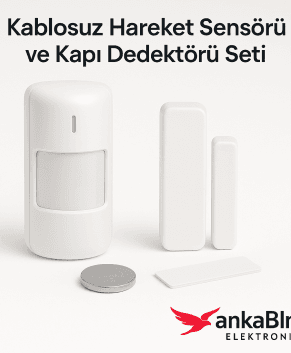 Kablosuz Sensör ve Dedektör Seti - Ev ve İşyerleri İçin Güvenlik