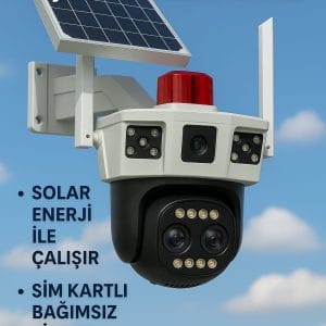 AnkaBlink Solar Enerjili Sim Kartlı Güvenlik Kamerası – Elektrik Bağımsız Akıllı Sistem